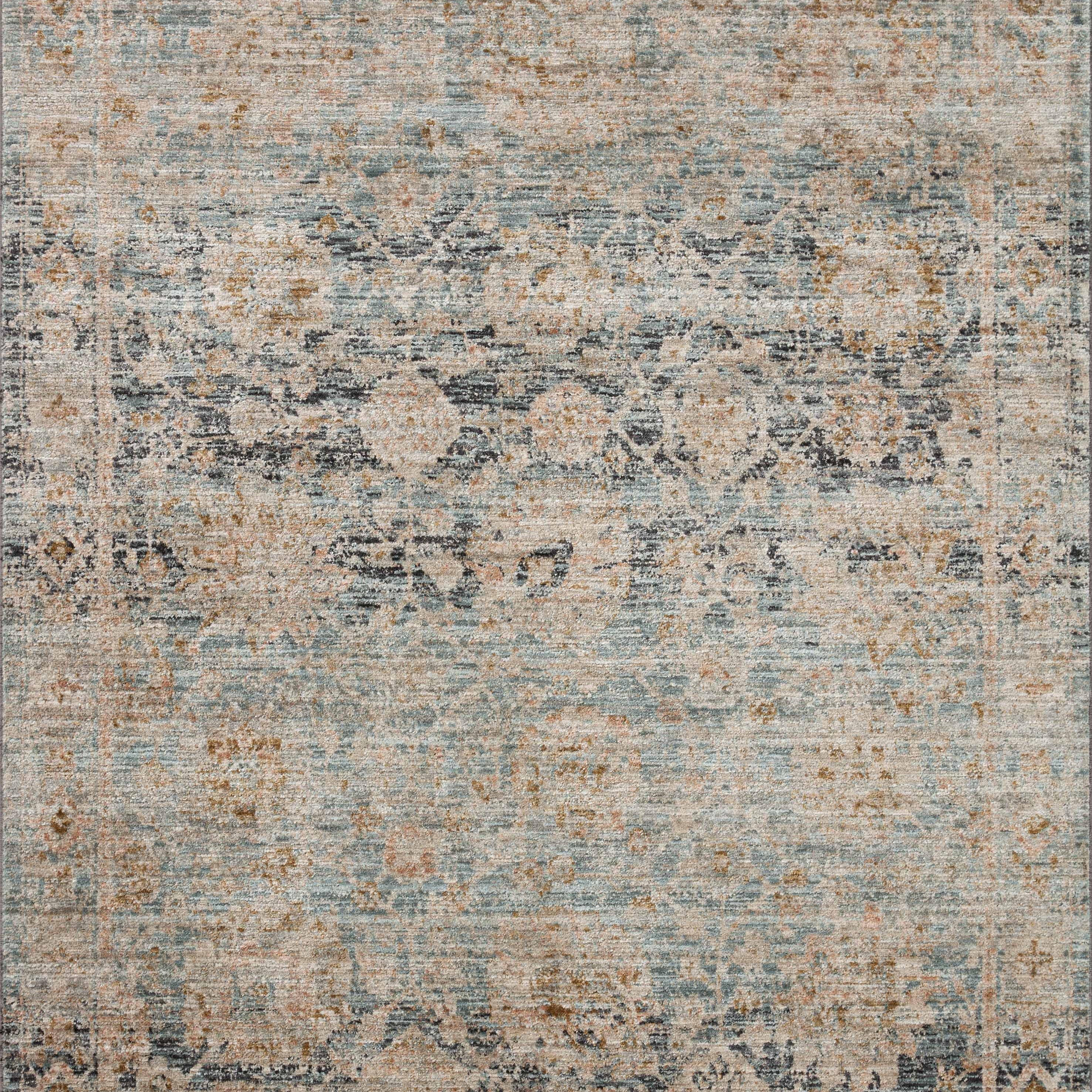 Jean Stoffer x Loloi Katherine Ocean / Coral Rug 0-patterned rugs Loloi