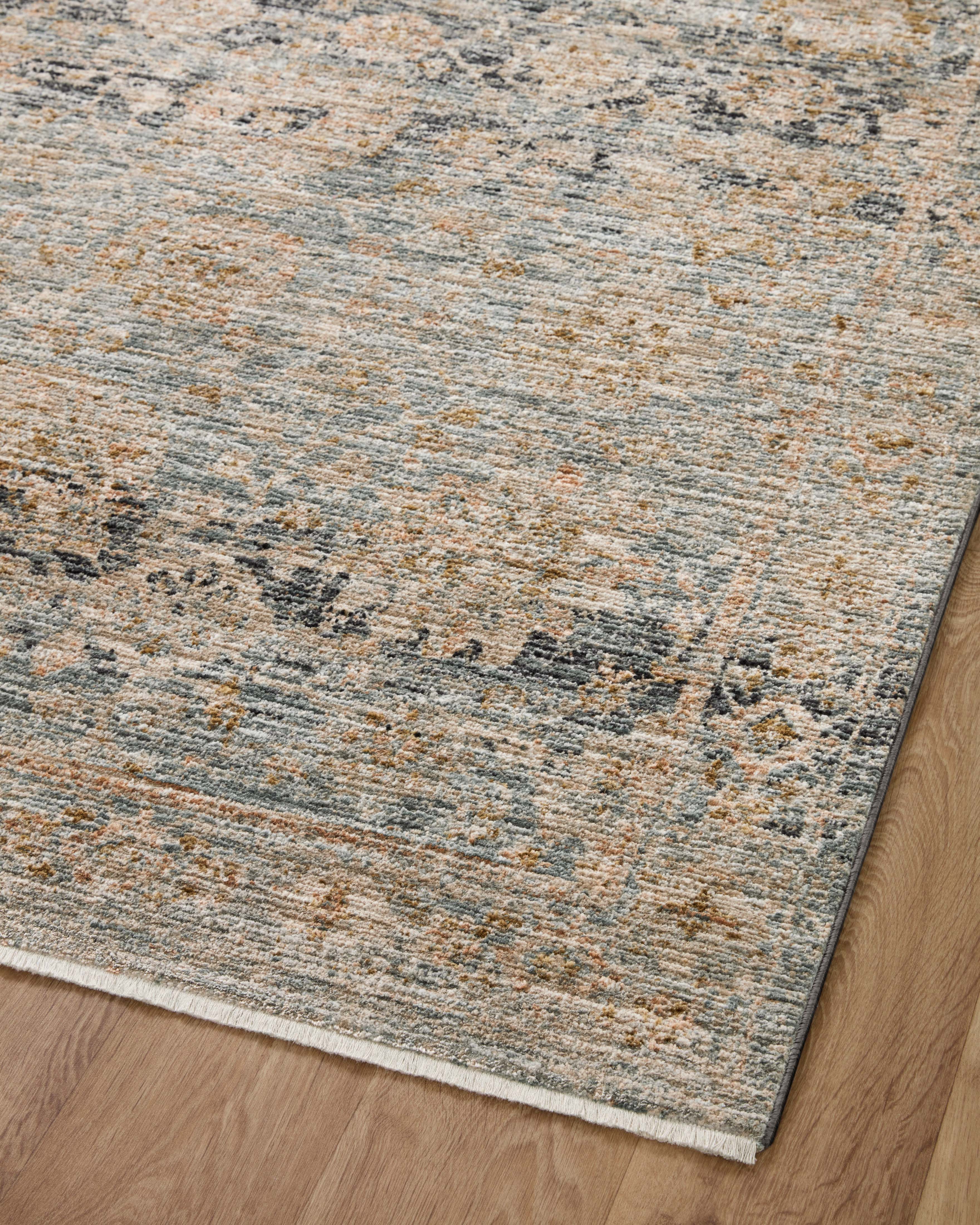 Jean Stoffer x Loloi Katherine Ocean / Coral Rug 0-patterned rugs Loloi