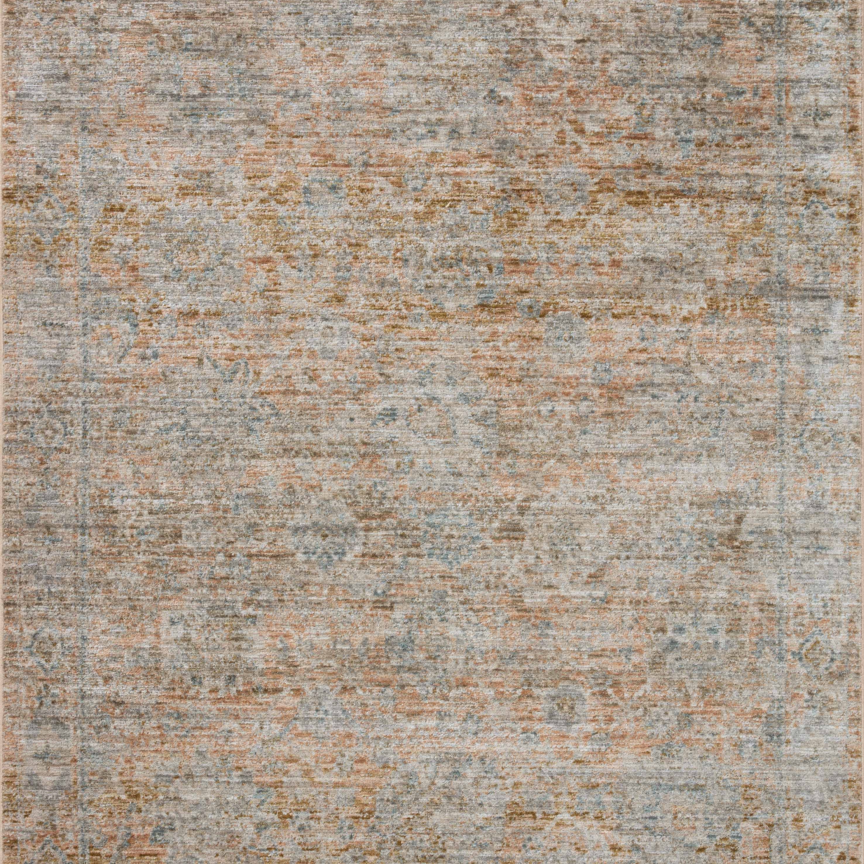 Jean Stoffer x Loloi Katherine Terracotta / Smoke Rug 0-patterned rugs Loloi