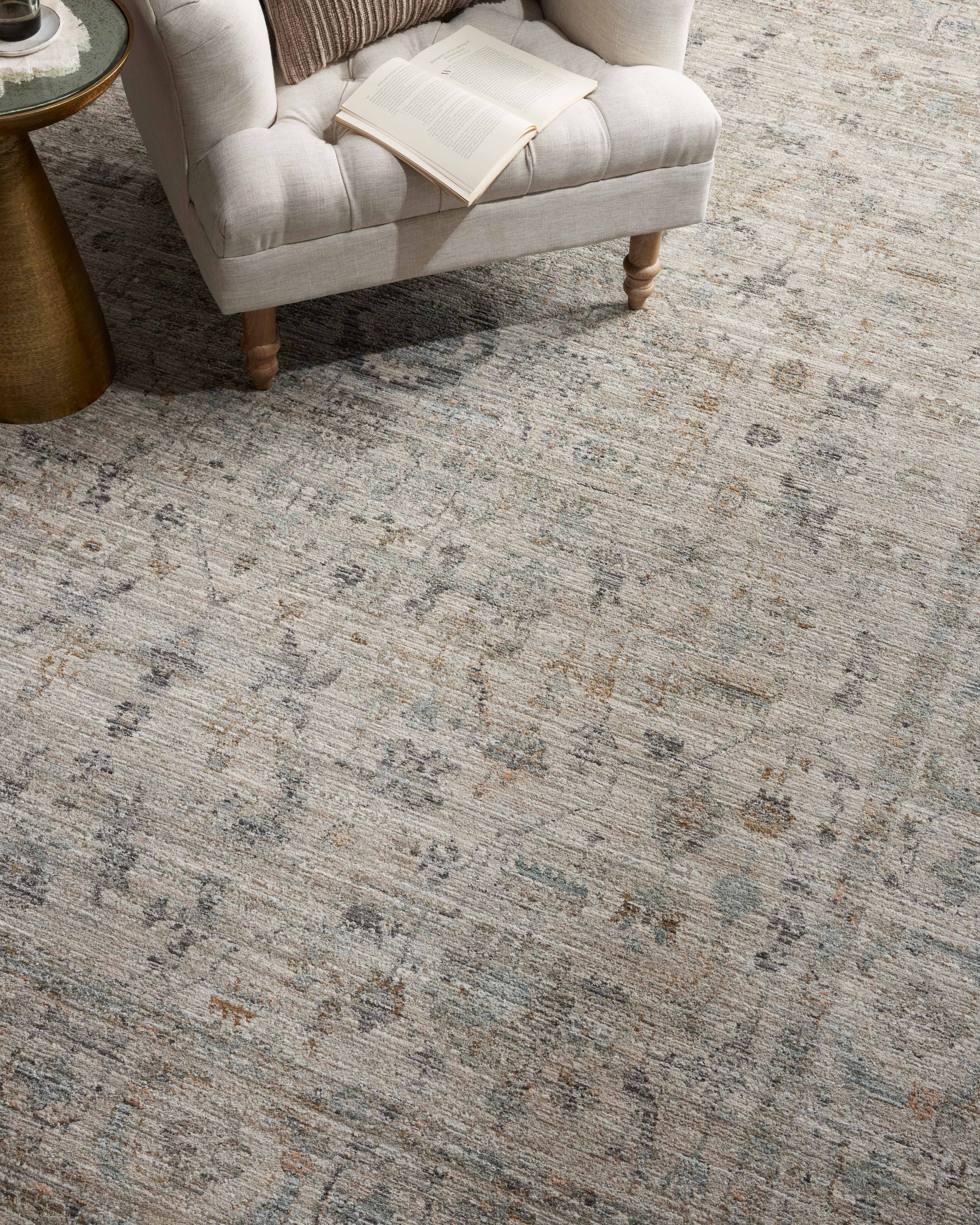 Jean Stoffer x Loloi Katherine Beige / Mist Rug 0-patterned rugs Loloi