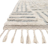 Loloi Khalid Ivory / Sky Rug RUGS - wool Loloi