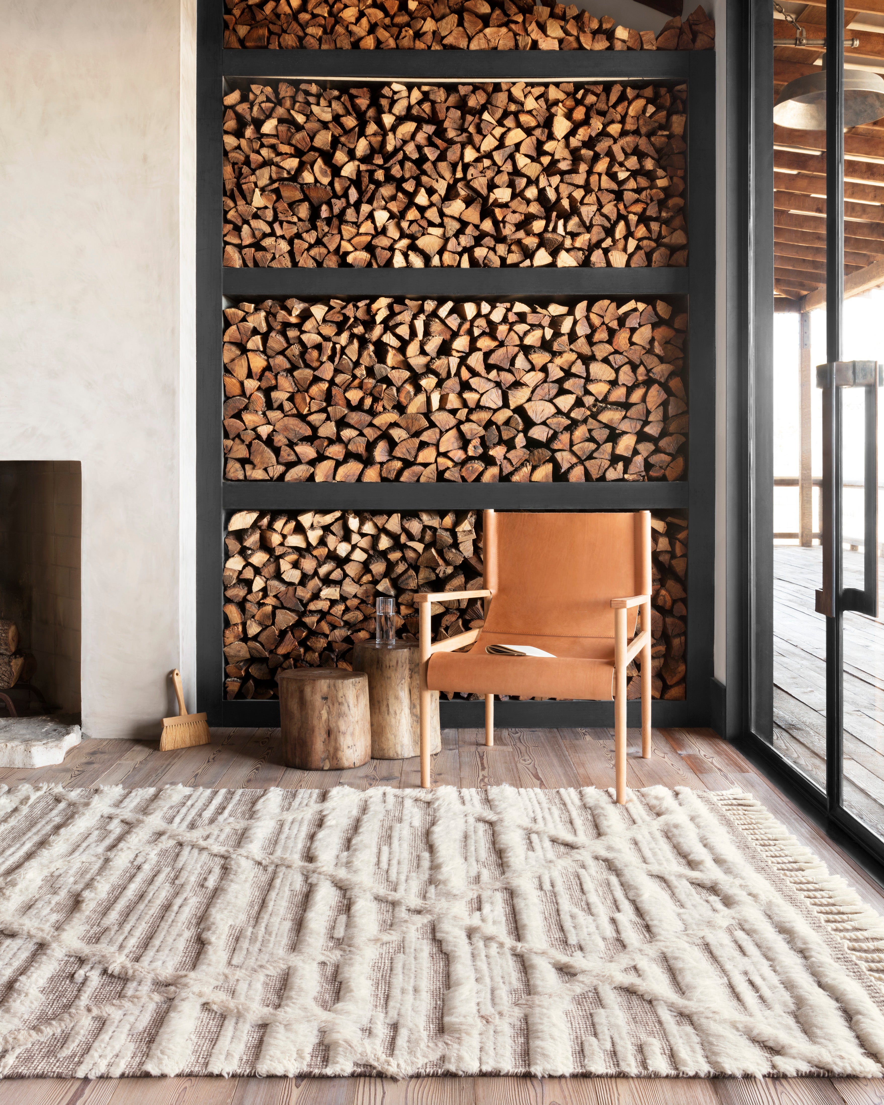 Loloi Khalid Ivory / Taupe Rug RUGS - wool Loloi