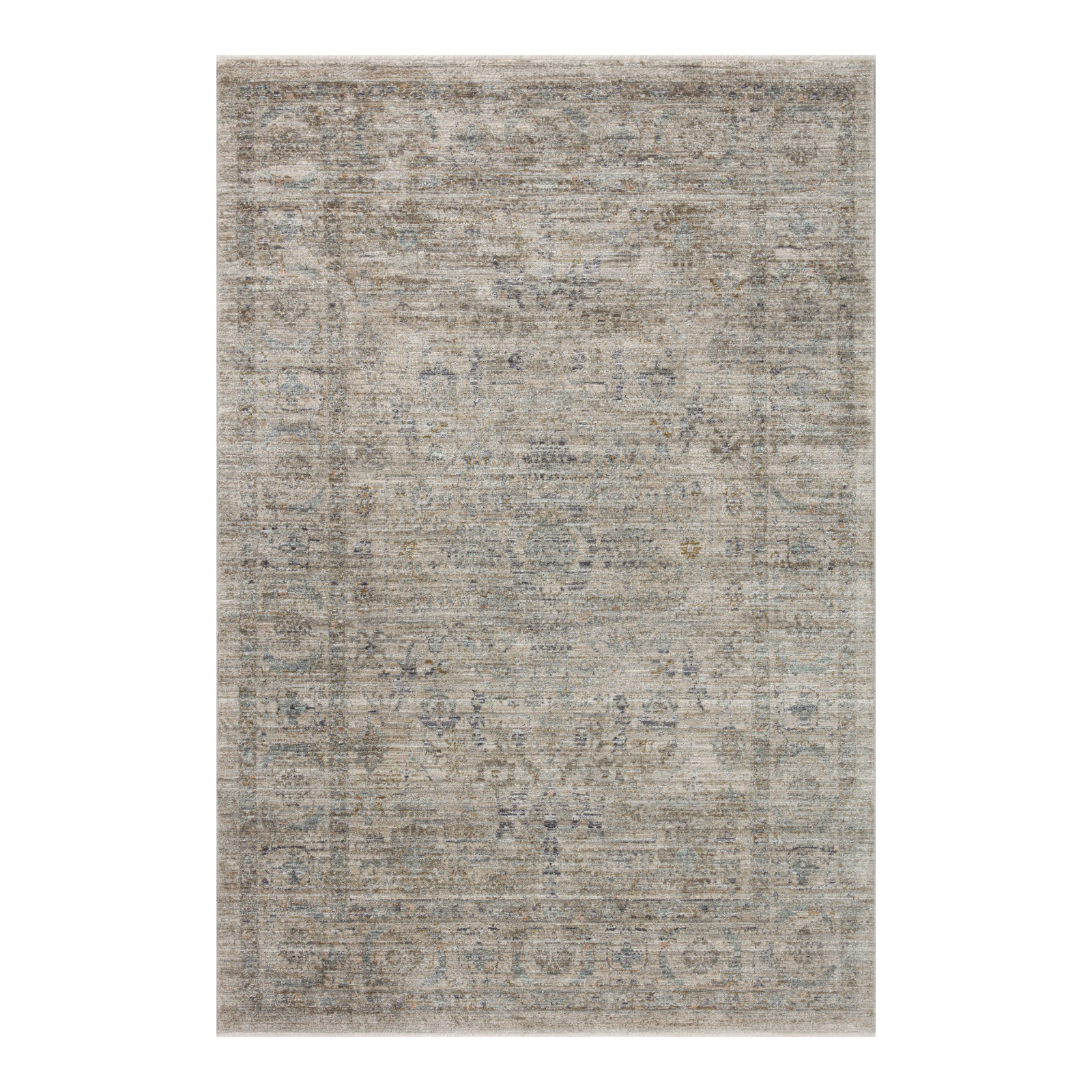 Jean Stoffer x Loloi Katherine Beige / Mist Rug 0-patterned rugs Loloi
