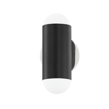 Kira Wall Sconce LIGHTING - sconce Hudson Valley Lighting Soft Black