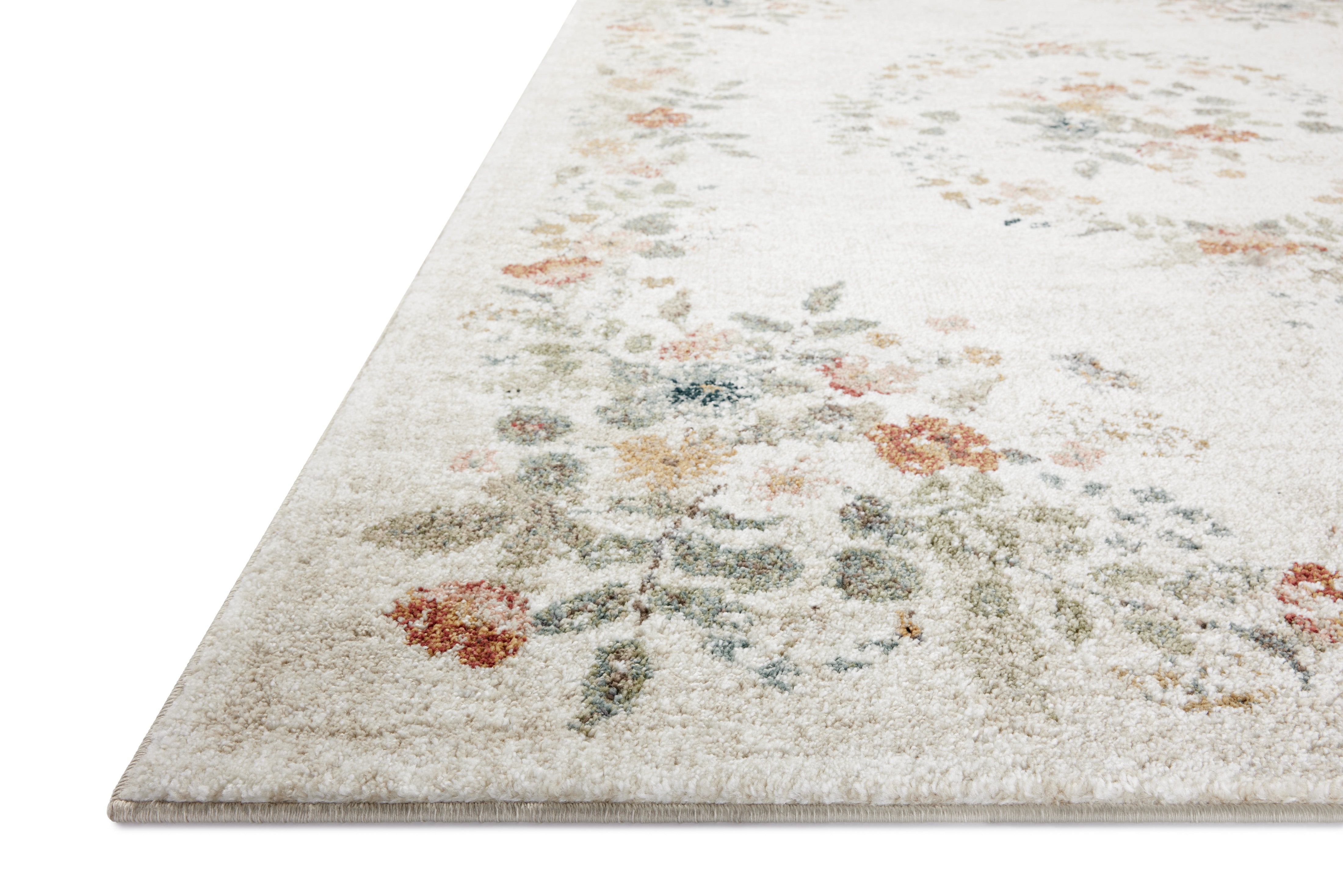 OVERSTOCK - Loloi Laurel Strawberry Fields Cream Rug - 2'8" x 4' IN STORE - Rugs Loloi
