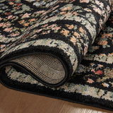Rifle Paper Co. x Loloi Laurel Parquet Black Rug 0-RUGS-patterned Loloi