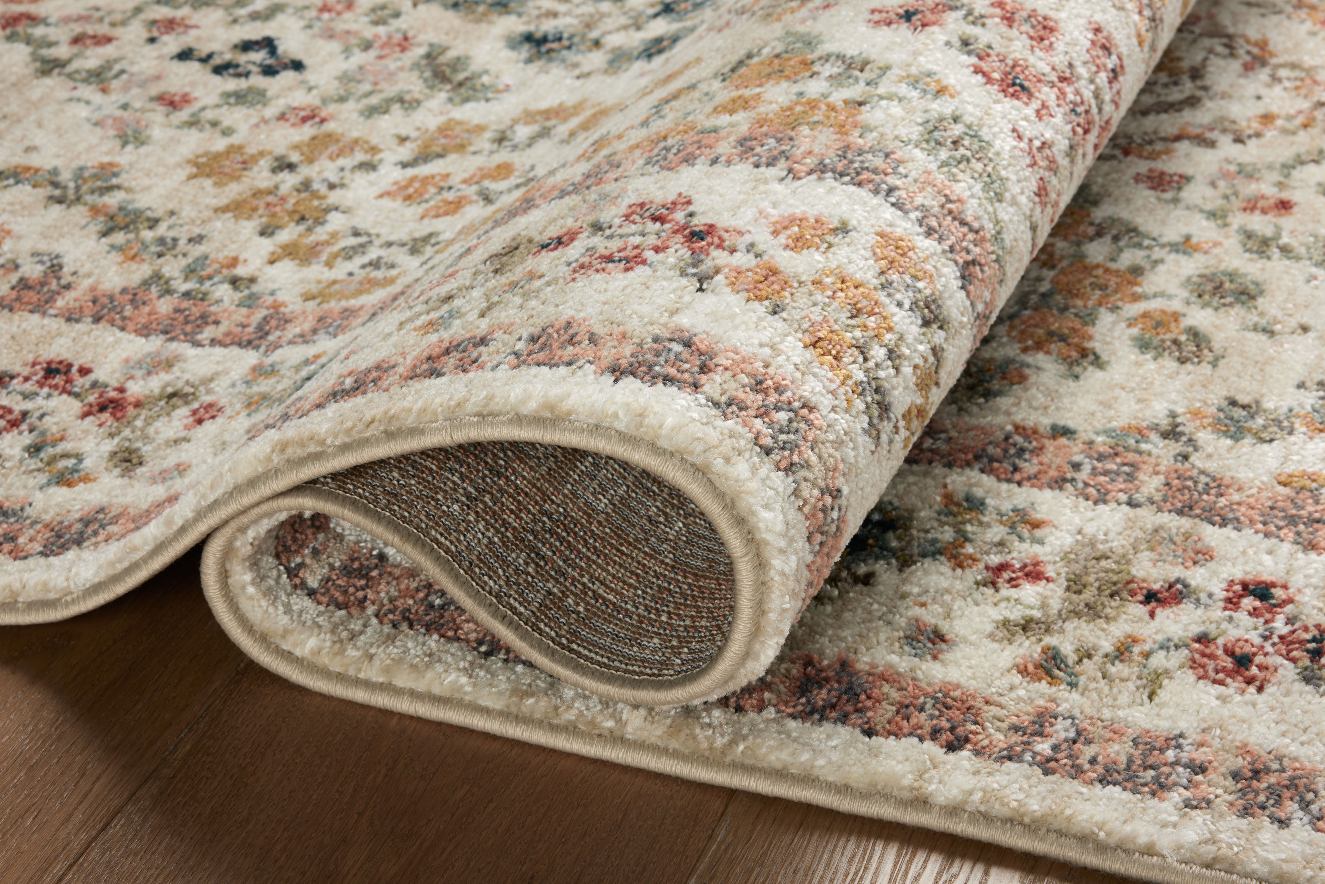 Rifle Paper Co. x Loloi Laurel Parquet Cream Rug 0-RUGS-patterned Loloi