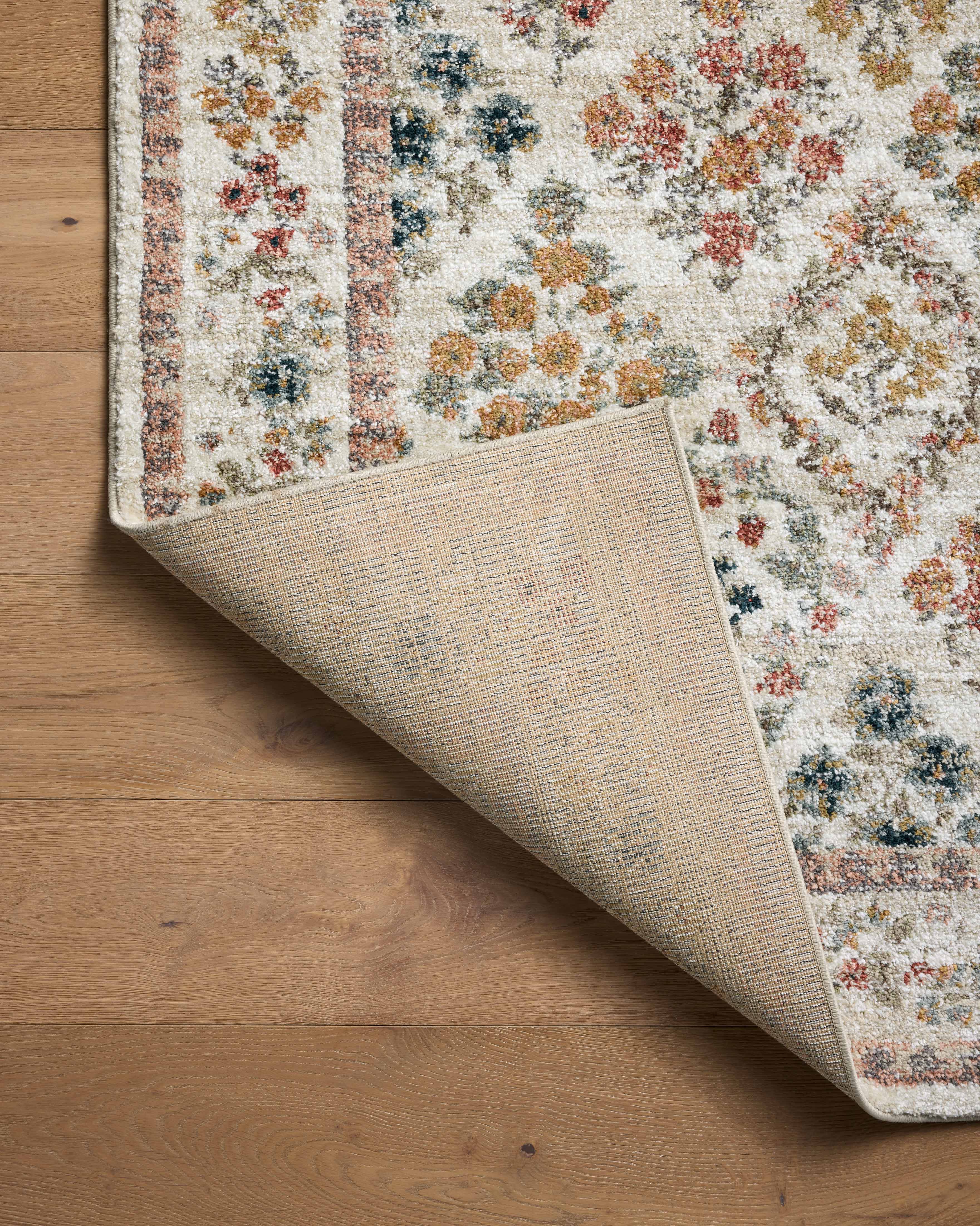 Rifle Paper Co. x Loloi Laurel Parquet Cream Rug 0-RUGS-patterned Loloi