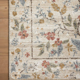Rifle Paper Co. x Loloi Laurel Peacock Garden Cream Rug 0-RUGS-patterned Loloi