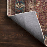 OVERSTOCK RUG - Loloi Layla Brick / Blue Rug - 2' x 5' IN STORE - Sale Rugs Loloi
