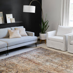 Loloi Layla Olive / Charcoal Rug 0-RUGS-patterned Loloi