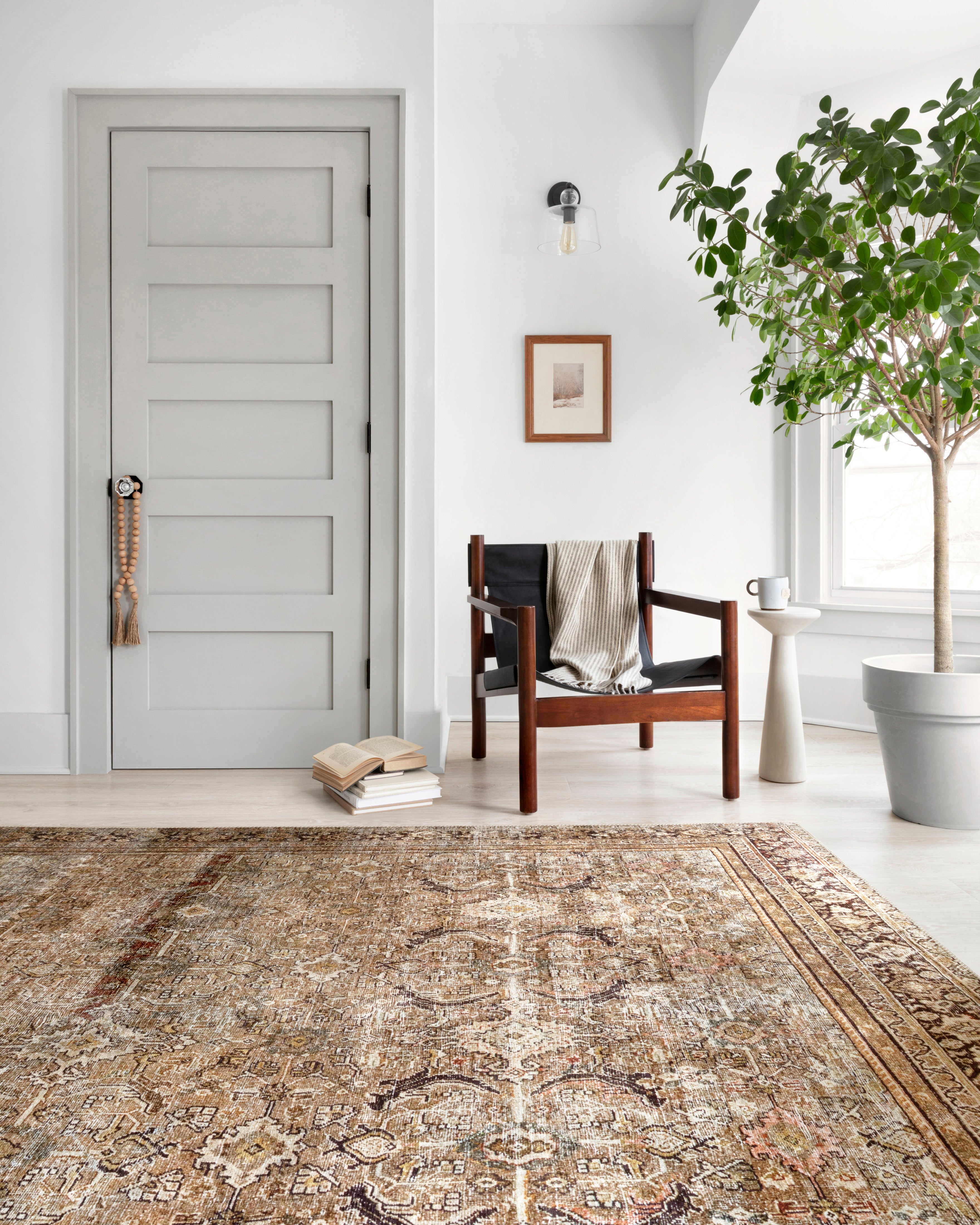 Loloi Layla Olive / Charcoal Rug 0-RUGS-patterned Loloi