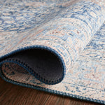 Loloi Layla Blue / Tangerine Rug RUGS - patterned Loloi