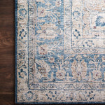 Loloi Layla Blue / Tangerine Rug RUGS - patterned Loloi