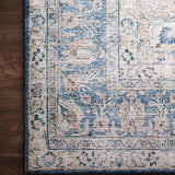 Loloi Layla Blue / Tangerine Rug RUGS - patterned Loloi