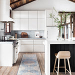 Loloi Layla Blue / Tangerine Rug RUGS - patterned Loloi