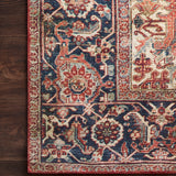 Loloi Layla Red / Navy Rug 2-RUGS - patterned Loloi