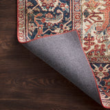 Loloi Layla Red / Navy Rug 2-RUGS - patterned Loloi