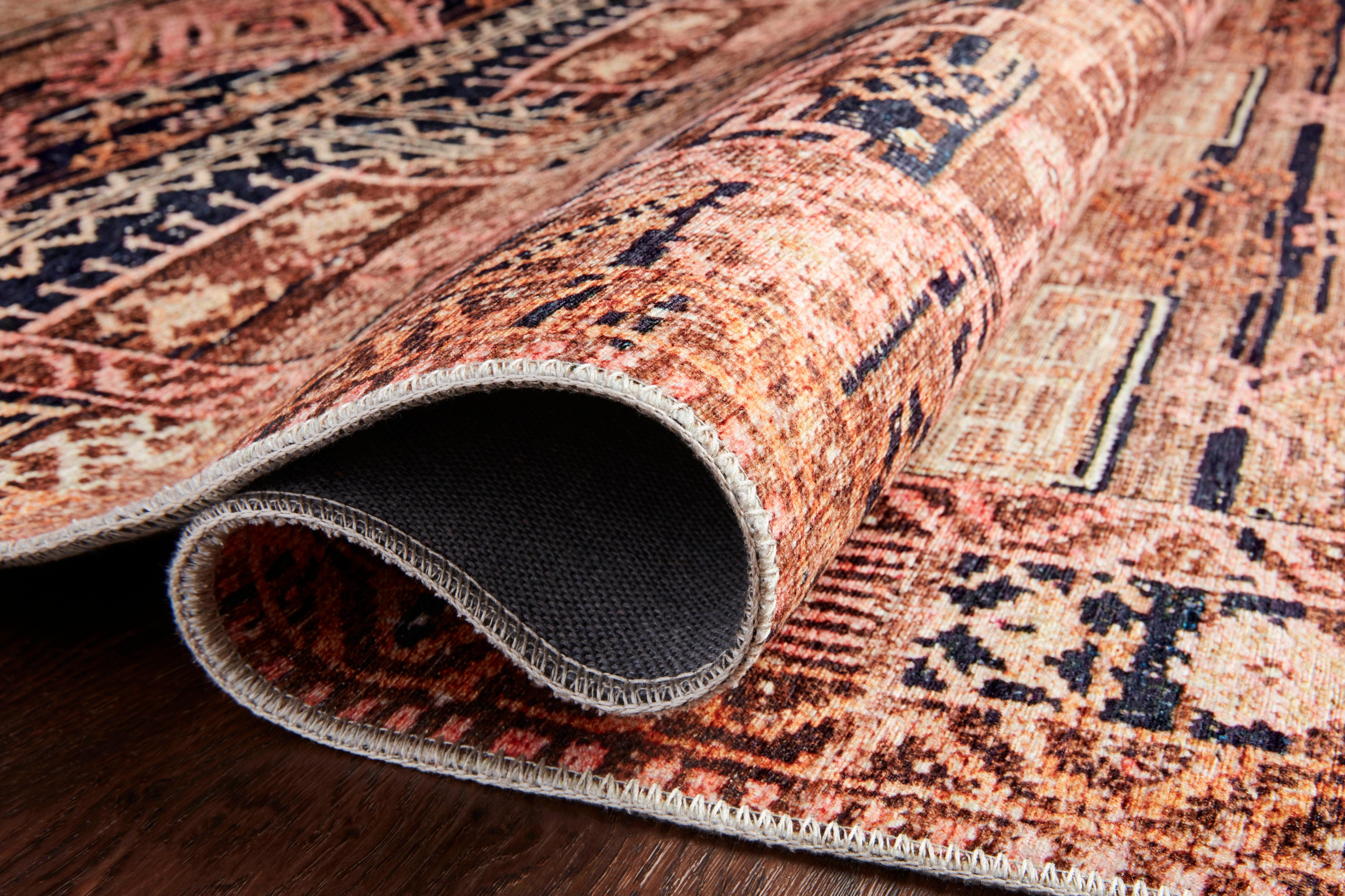 Loloi Layla Mocha / Blush Rug RUGS - patterned Loloi