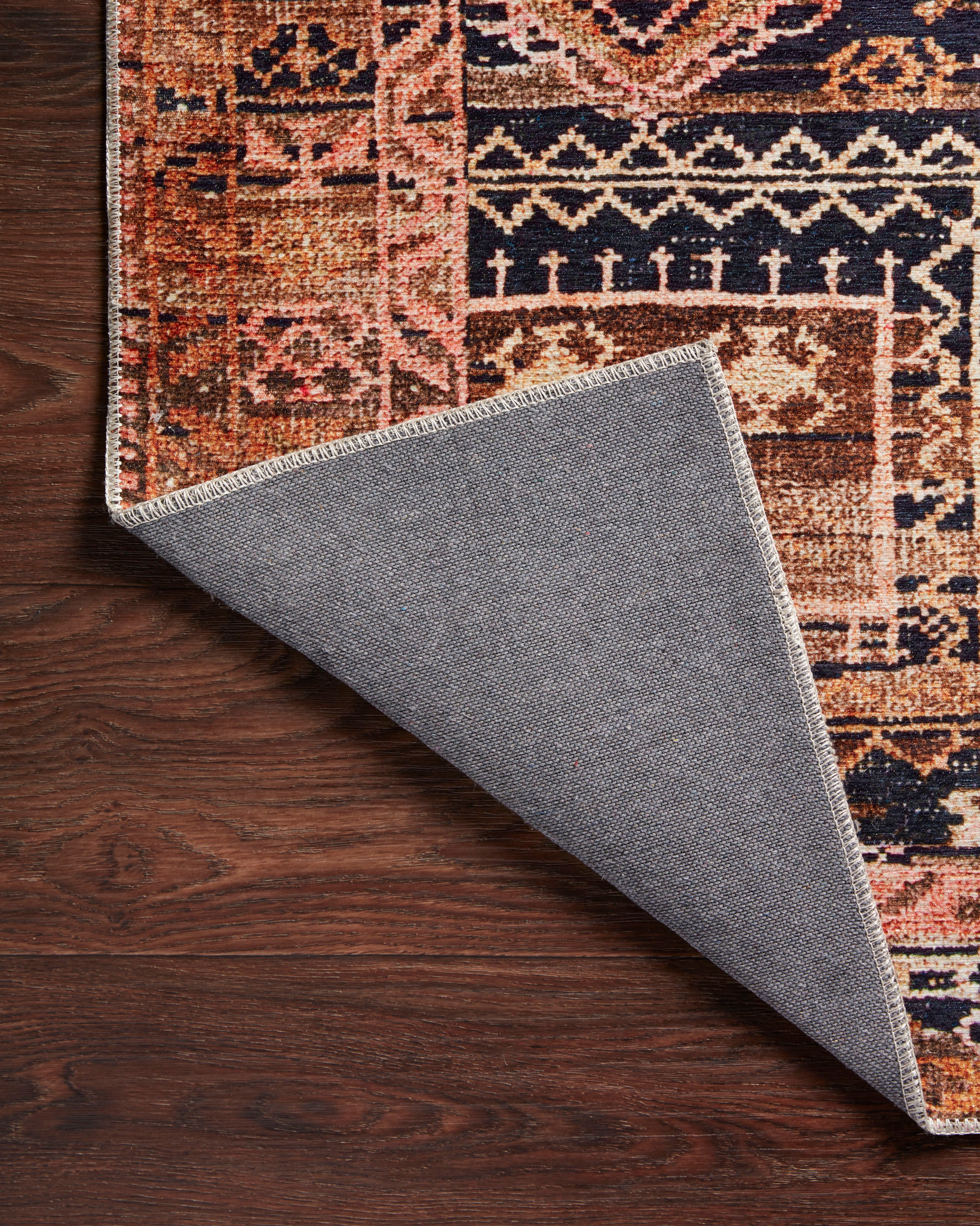 Loloi Layla Mocha / Blush Rug RUGS - patterned Loloi