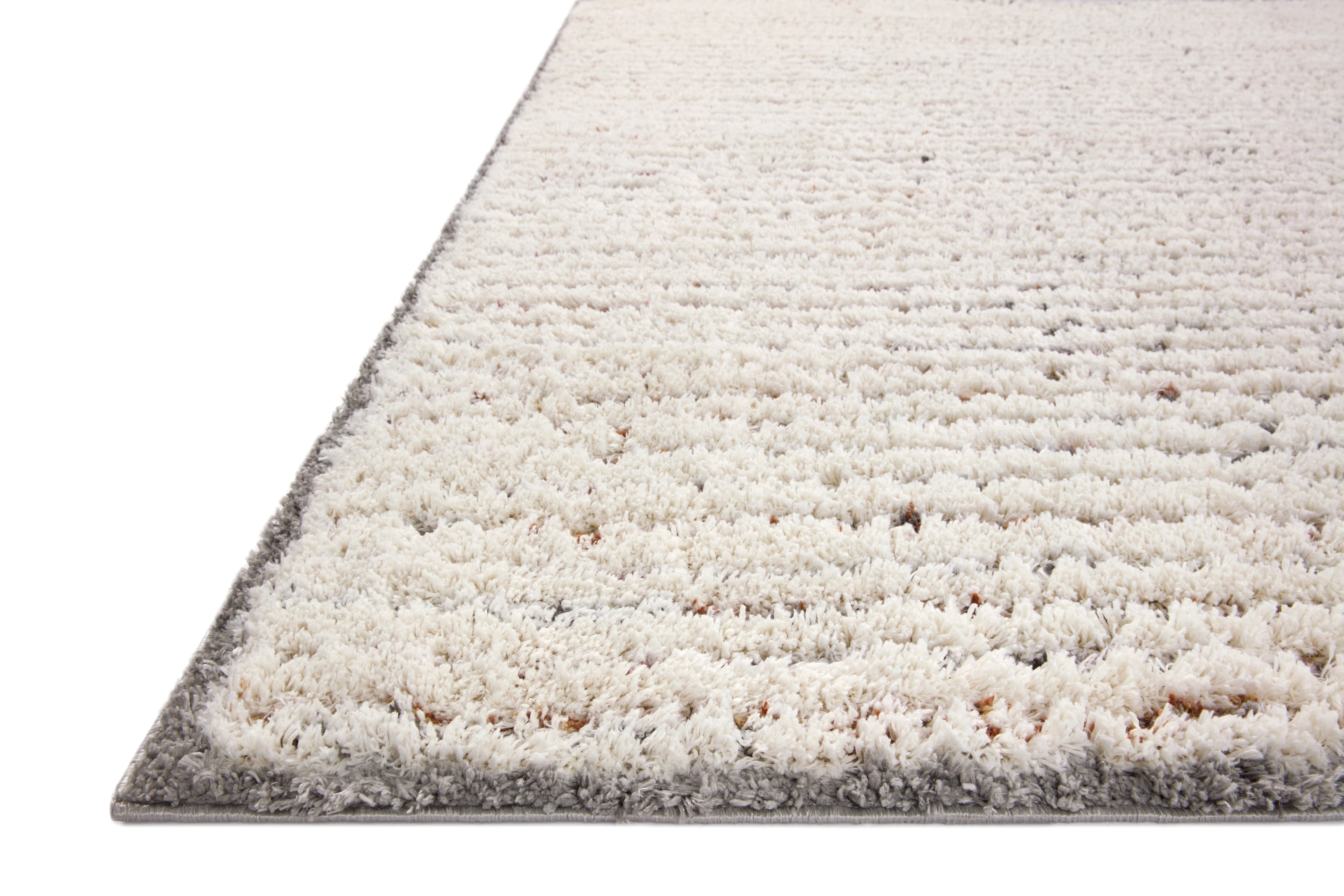 Loloi Levitt Shag Ivory / Multi Rug 0-RUGS-patterned Loloi