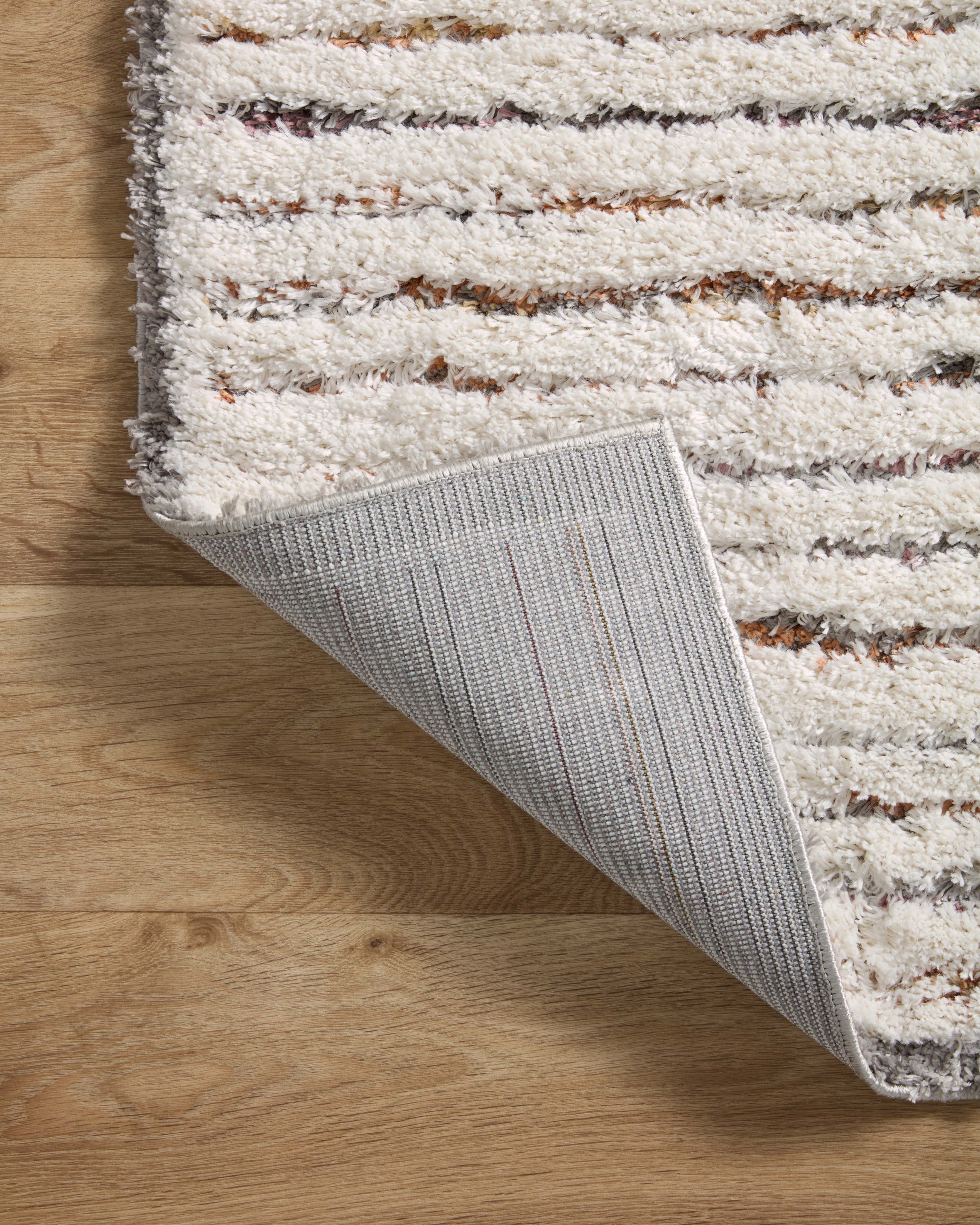 Loloi Levitt Shag Ivory / Multi Rug 0-RUGS-patterned Loloi