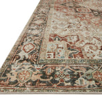 Loloi Lenna Rust / Charcoal Rug 2 - RUGS - patterned Loloi