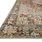 Loloi Lenna Rust / Charcoal Rug 2 - RUGS - patterned Loloi