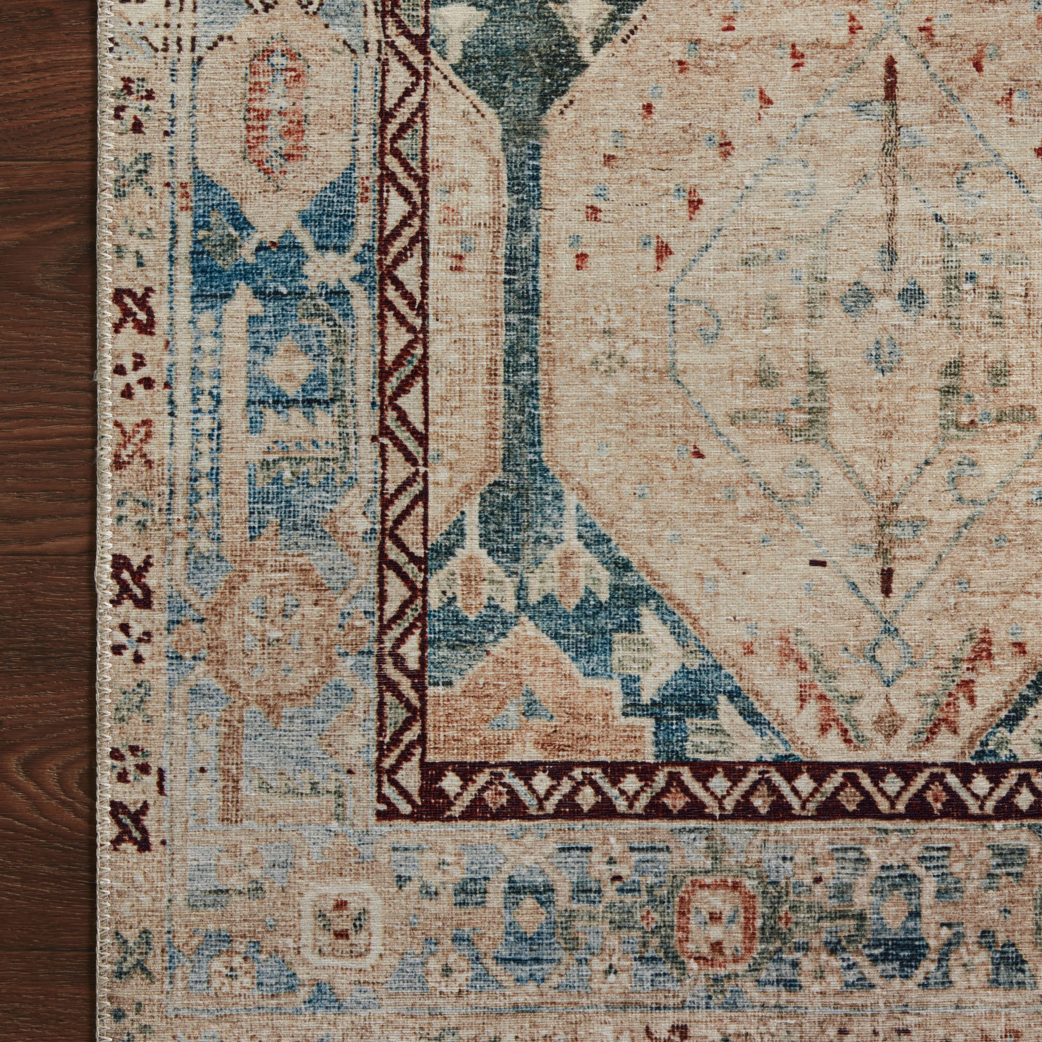 Loloi Lenna Denim / Sand Rug - Rug & Weave