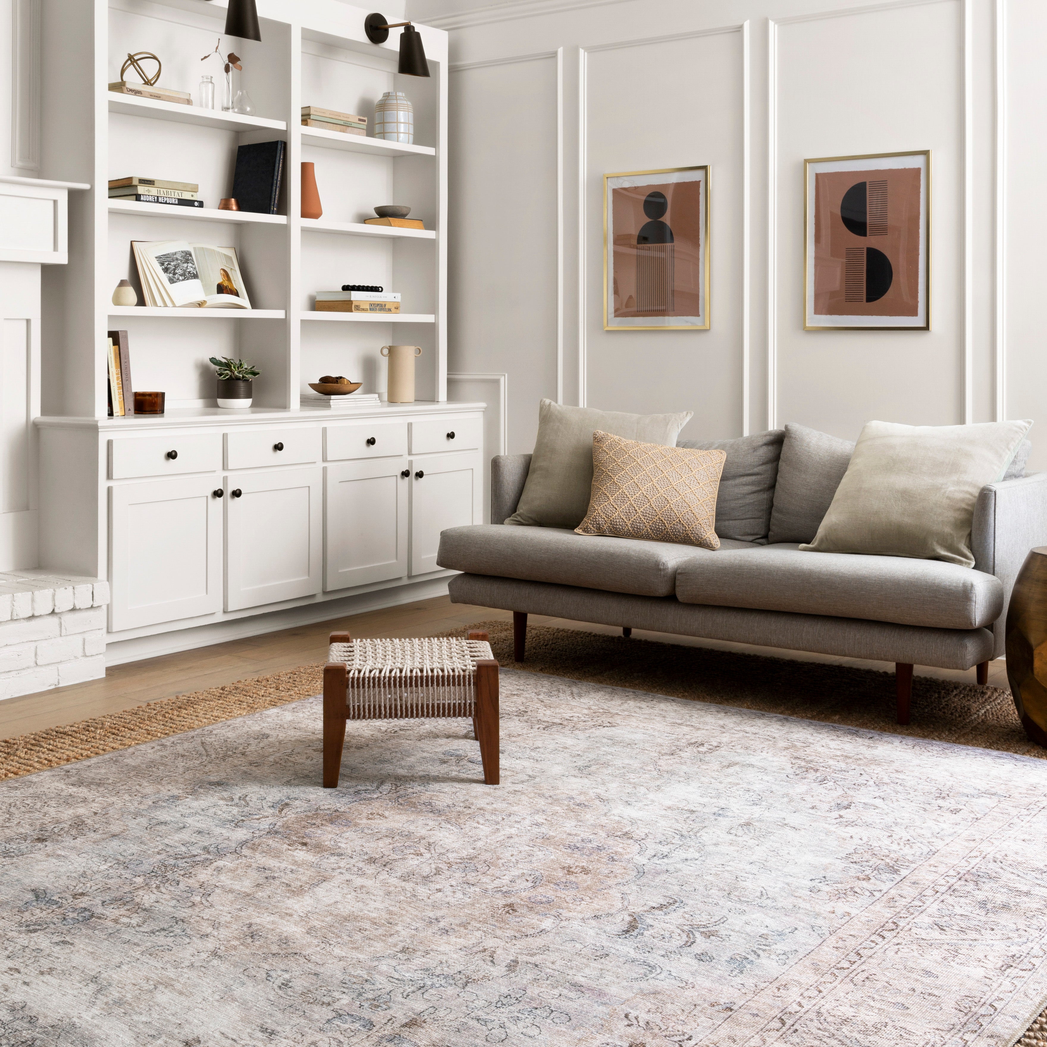 Loloi Loren Silver / Slate Rug 2-patterned rugs Loloi