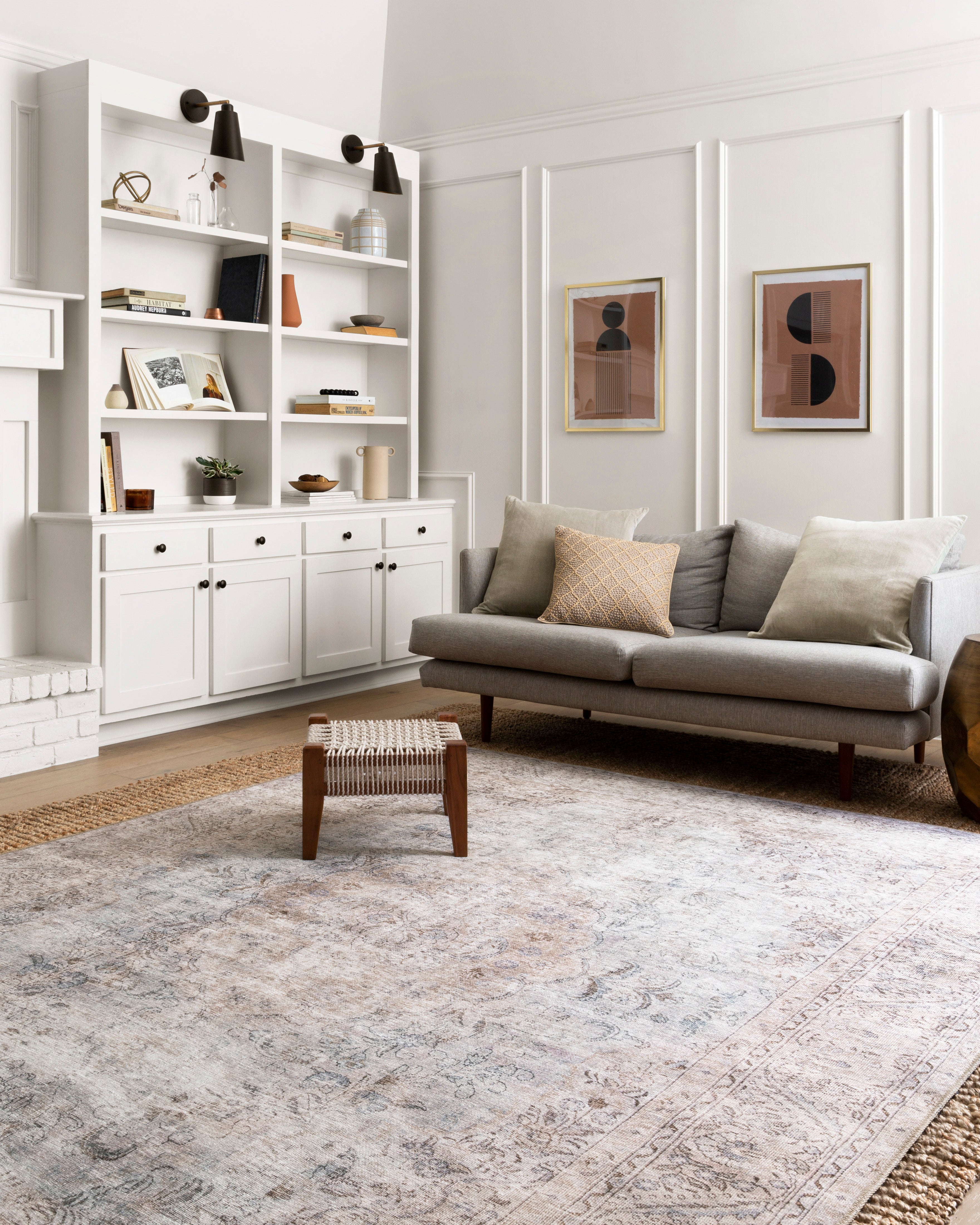 Loloi Loren Silver / Slate Rug 2-patterned rugs Loloi