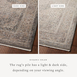 Loloi Lyra Denim / Pebble Rug 0-RUGS-patterned Loloi