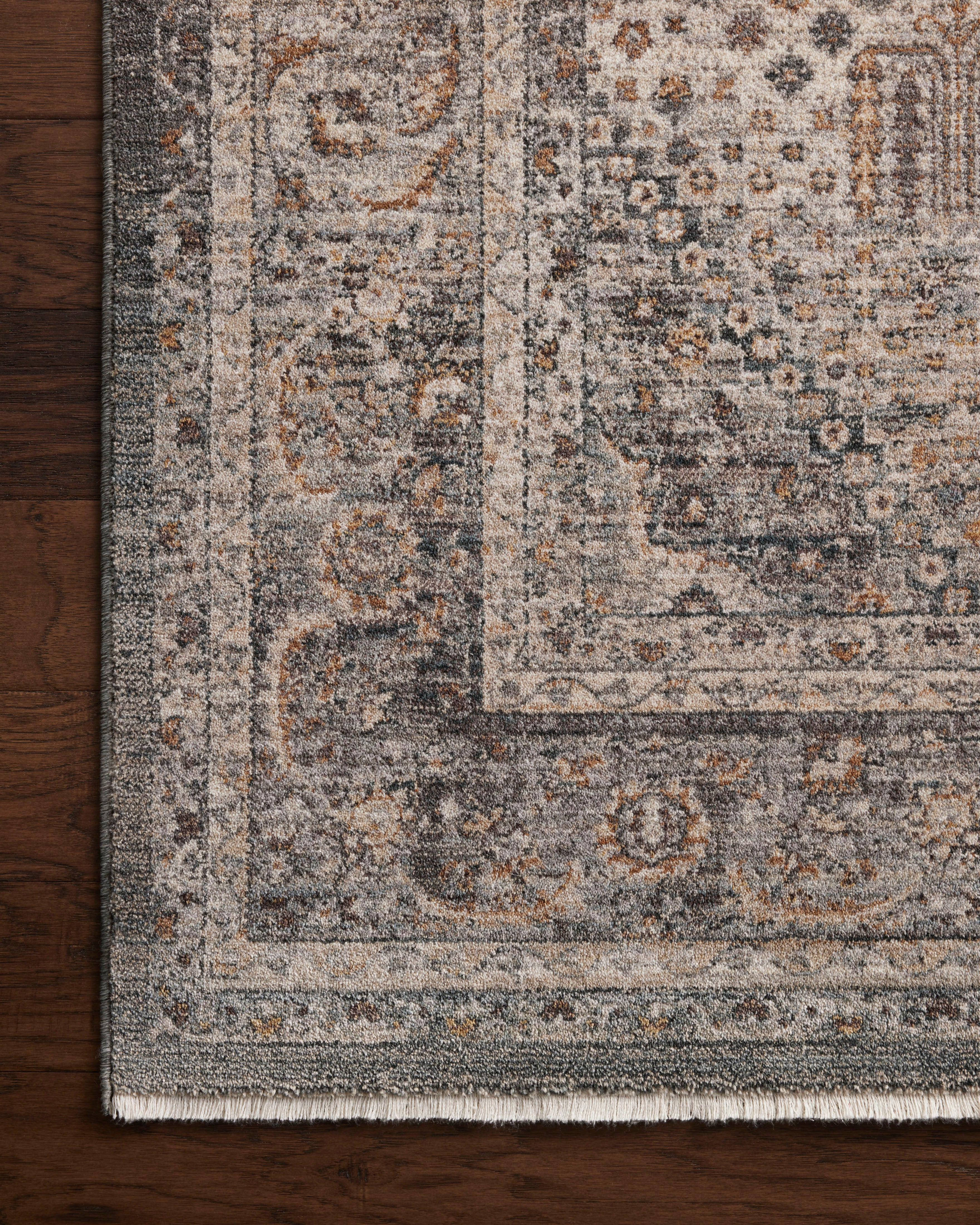 Loloi Lyra Denim / Pebble Rug 0-RUGS-patterned Loloi