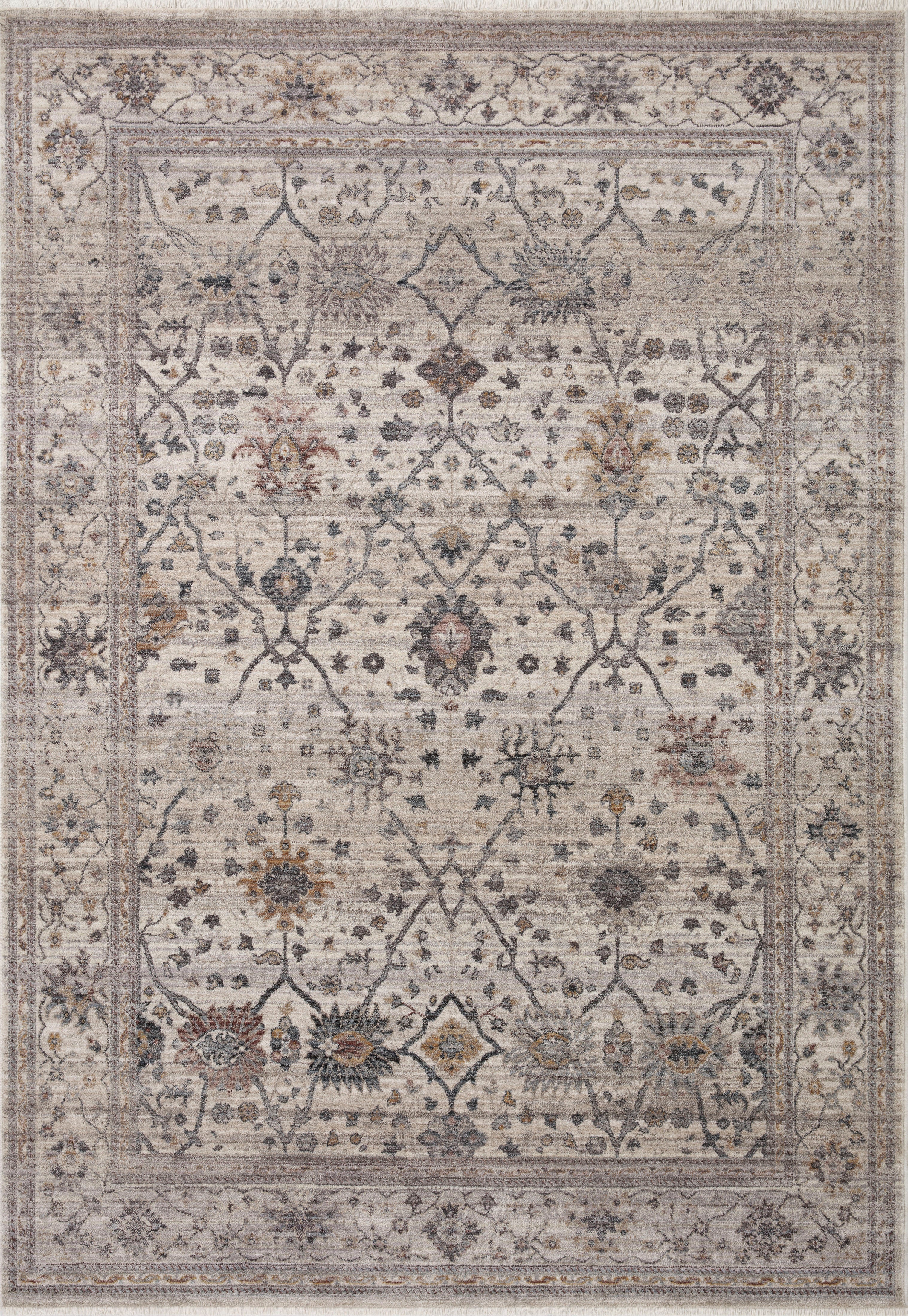 Loloi Lyra Pebble / Multi Rug 0-RUGS-patterned Loloi