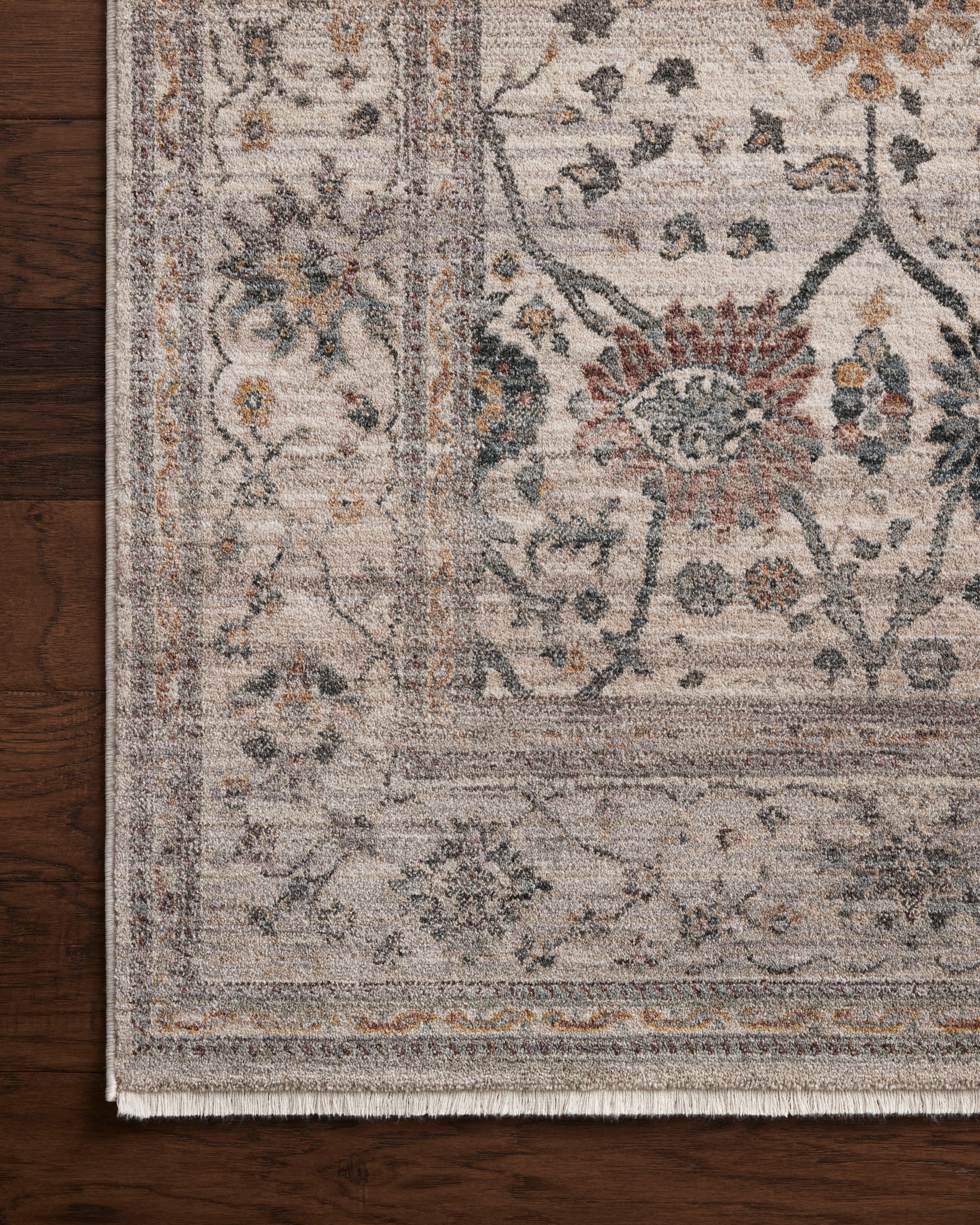Loloi Lyra Pebble / Multi Rug 0-RUGS-patterned Loloi