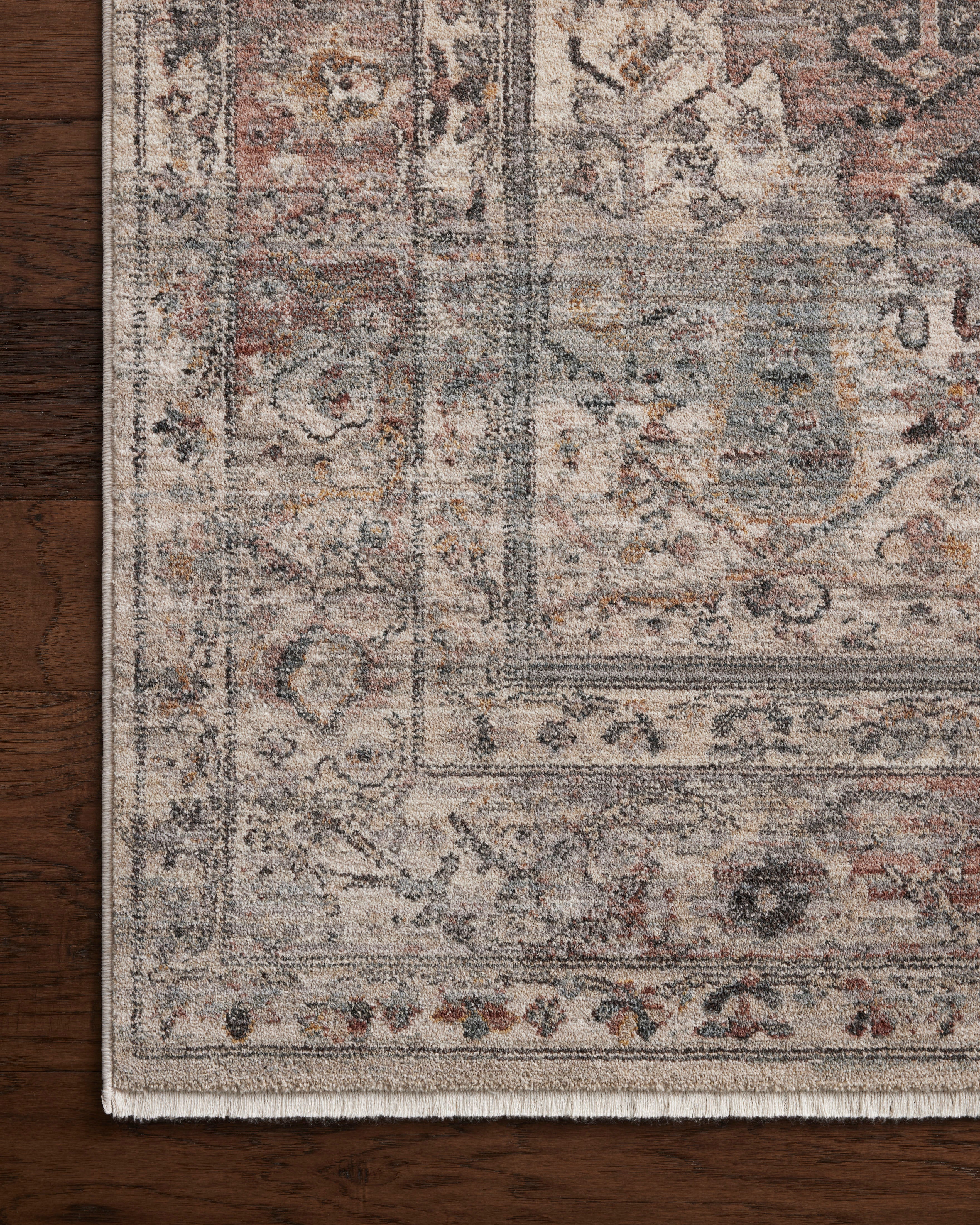 Loloi Lyra Sunset / Silver Rug 0-RUGS-patterned Loloi