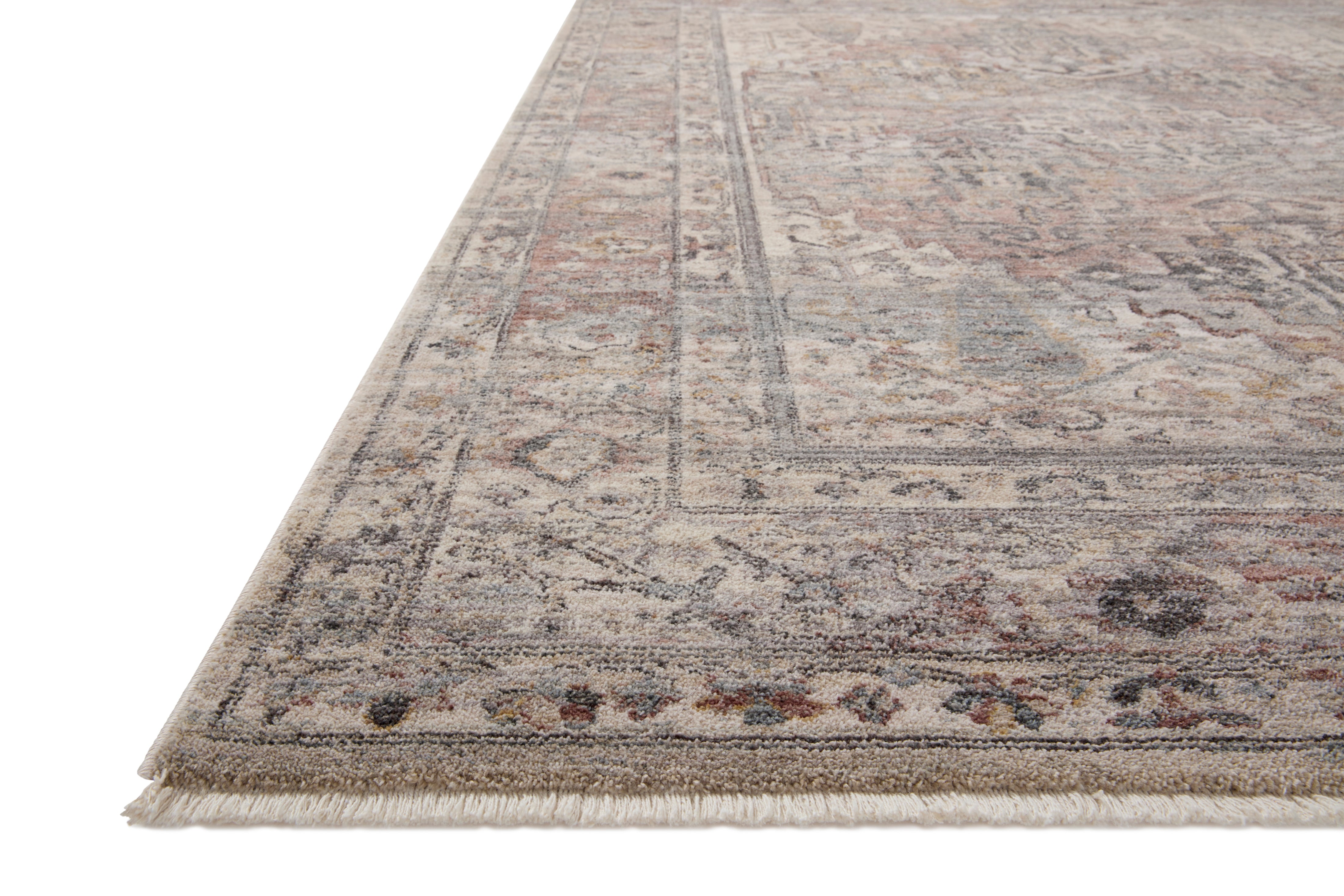 Loloi Lyra Sunset / Silver Rug 0-RUGS-patterned Loloi