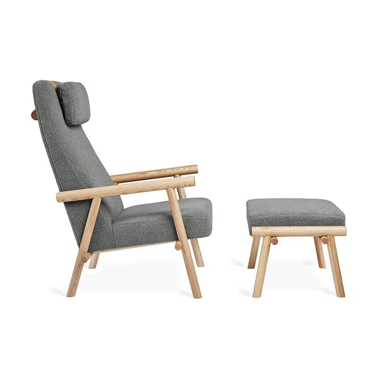 Gus* Modern Labrador Chair & Ottoman 3 - FURNITURE - chair Gus