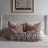 Dusty Rose Linen Pillow Cover - Rug & Weave