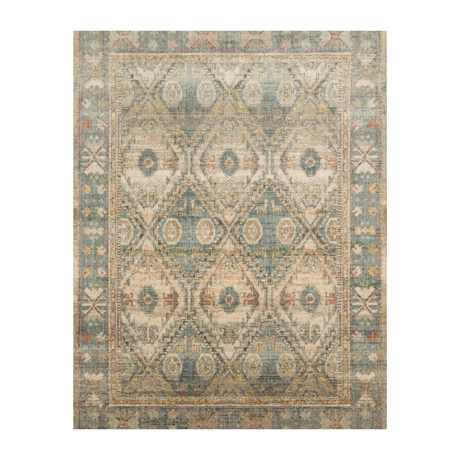 Loloi Linnea Natural / Sky Rug - Rug & Weave