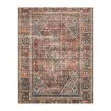 Loloi Loren Brick / Midnight Rug 2-RUGS-patterned Loloi