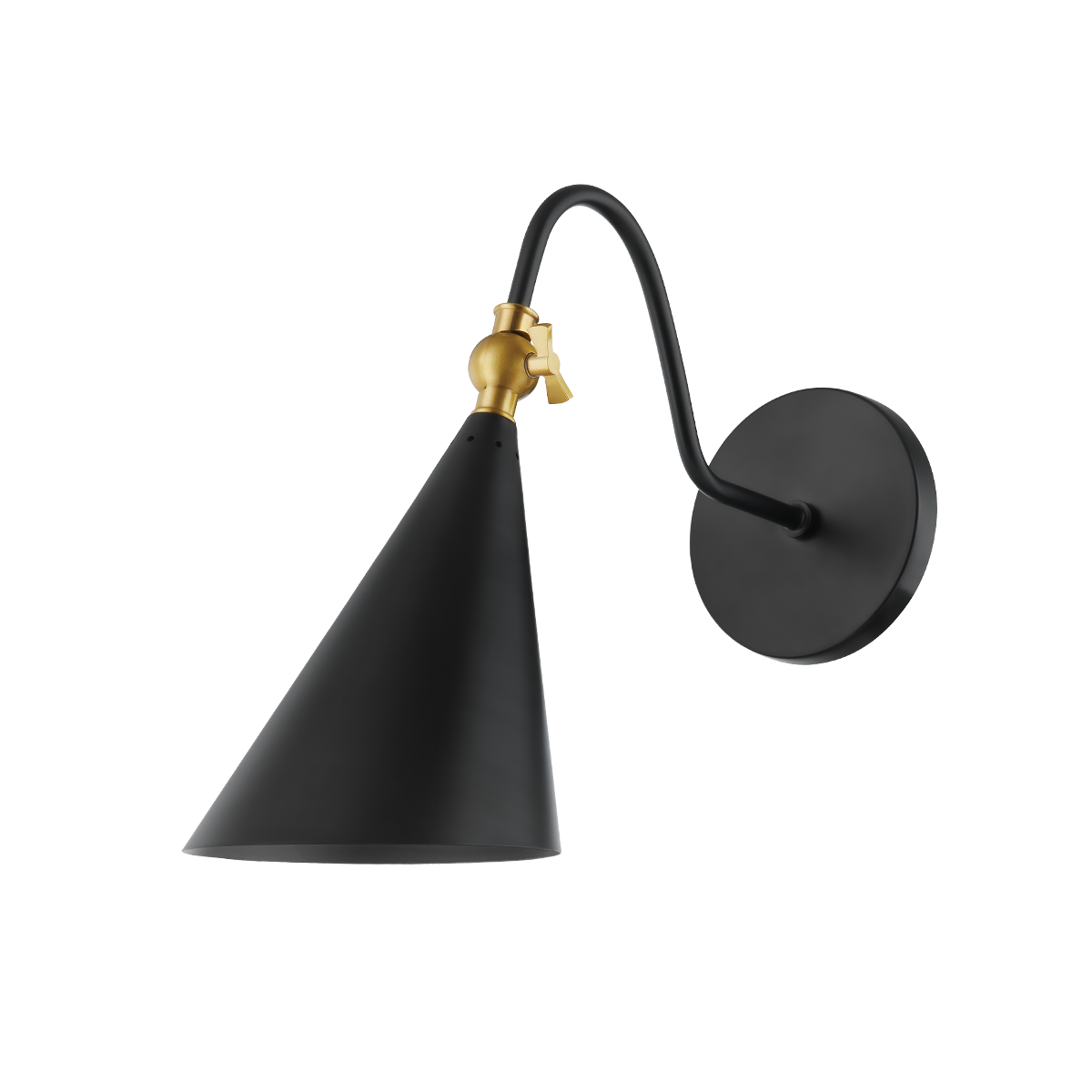 Lupe Wall Sconce LIGHTING - sconce Hudson Valley Lighting Black