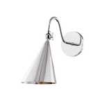 Lupe Wall Sconce LIGHTING - sconce Hudson Valley Lighting Polished Nickel