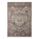 Loloi Lyra Denim / Sand Rug 0-RUGS-patterned Loloi