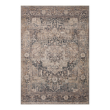 Loloi Lyra Denim / Sand Rug 0-RUGS-patterned Loloi