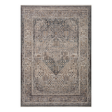 Loloi Lyra Denim / Pebble Rug 0-RUGS-patterned Loloi
