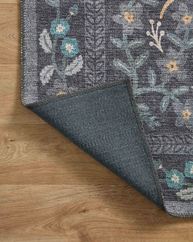 Rifle Paper Co. X Loloi/ Maison Nightingale Black Rug 3 - RUGS - patterned Loloi