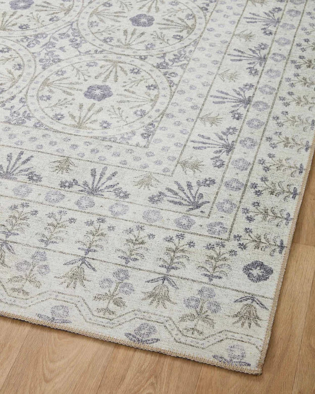 Rifle Paper Co. X Loloi/ Maison Rosette Ivory Rug 3 - RUGS - patterned Loloi