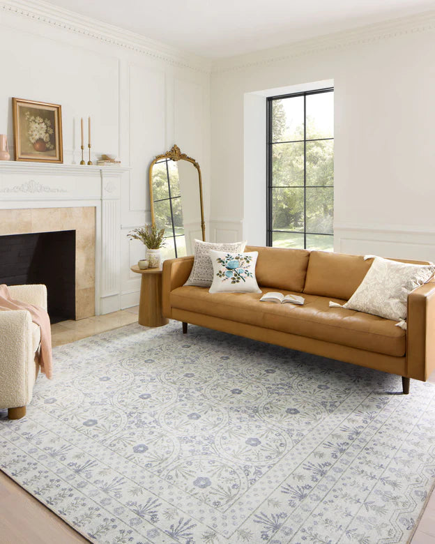 Rifle Paper Co. X Loloi/ Maison Rosette Ivory Rug 3 - RUGS - patterned Loloi