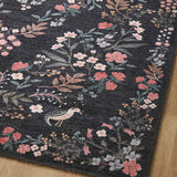 Rifle Paper Co. X Loloi/ Maison Tuileries Black Rug 3 - RUGS - patterned Loloi